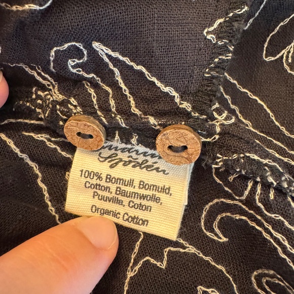 NWOT Gudrun Sjöden Embroidered Organic Cotton Blouse- M - Picture 6 of 7